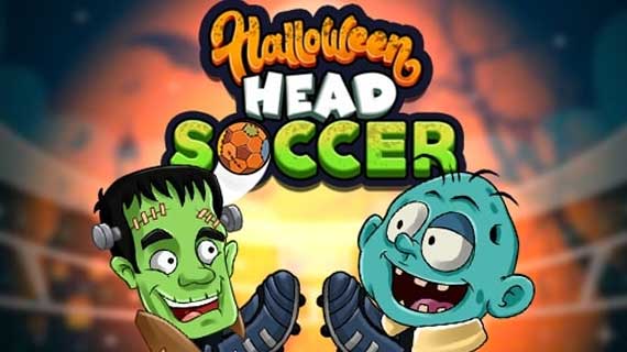 Halloween Head Soccer game